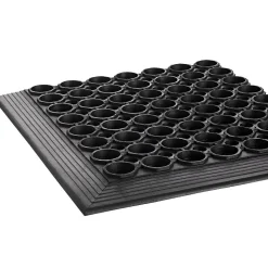 Crown Mats Safewalk-Light Anti-Fatigue Drainage Mat, 36" x 60", Black (WS CT35BK)