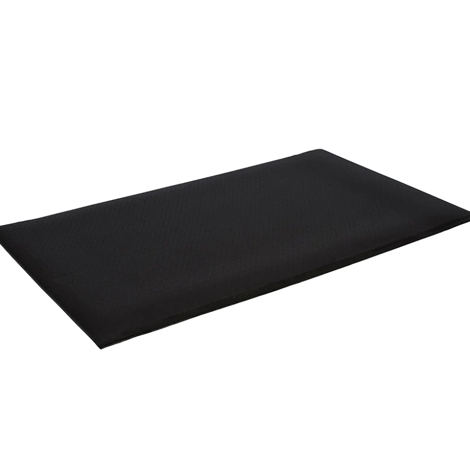 Crown Mats Wear-Bond Comfort-King Anti-Fatigue Mat, 36" x 144", Black (WB Z312KP)