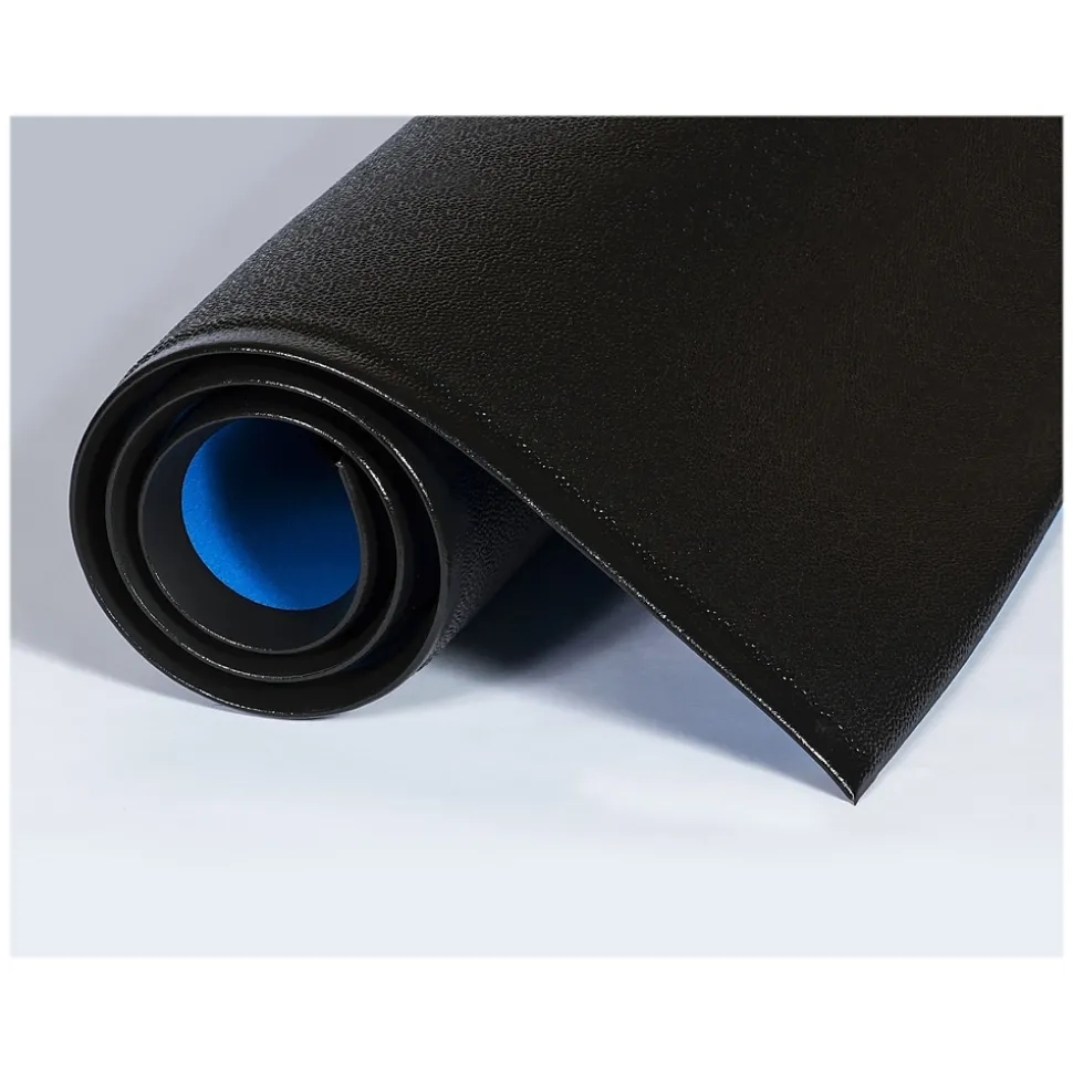 Crown Mats Wear-Bond Comfort-King Anti-Fatigue Mat, 36" x 144", Black (WB Z312KP)