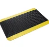 Crown Mats Workers-Delight Deck Plate Supreme Anti-Fatigue Mat, 36" x 144", Black/Yellow (WD 1232YB)