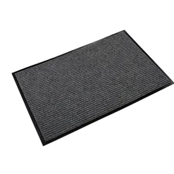 Crown Needle-Rib Wiper/Scraper Floor Mat, 36" x 60", Gray (CWNNR0035GY)