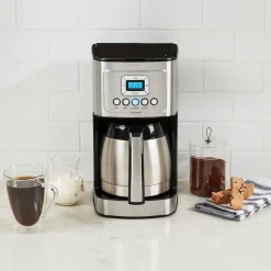 Cuisinart 12-Cups Automatic Drip Coffee Maker, Black Stainless (DCC-3400P1)