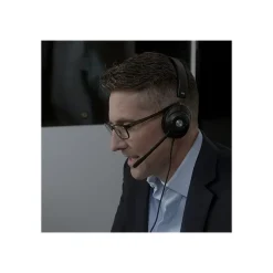 Cyber Acoustics Noise Canceling Stereo On Ear Computer Headset, Black (HS-2000)