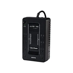 CyberPower 650VA 8-Outlet UPS, Black (SX650U)