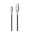 Cygnett Armored 3.1 USB-C to USB-A Charge and Sync Cable, 3', Black (CY2679PCUSA)
