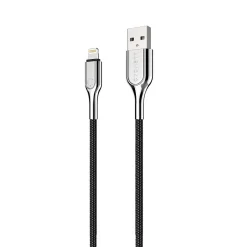 Cygnett Armored Lightning to USB Charge and Sync Cable, 9', Black (CY2671PCCAL)