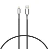 Cygnett Armored Lightning to USB-A Charge and Sync Cable, 3.28', Black (CY2669PCCAL)