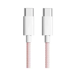 3D Luxe Cool Cables USB Type-C to USB Type-C Charging Cable, 3 ft., Pink (CC-PINK)