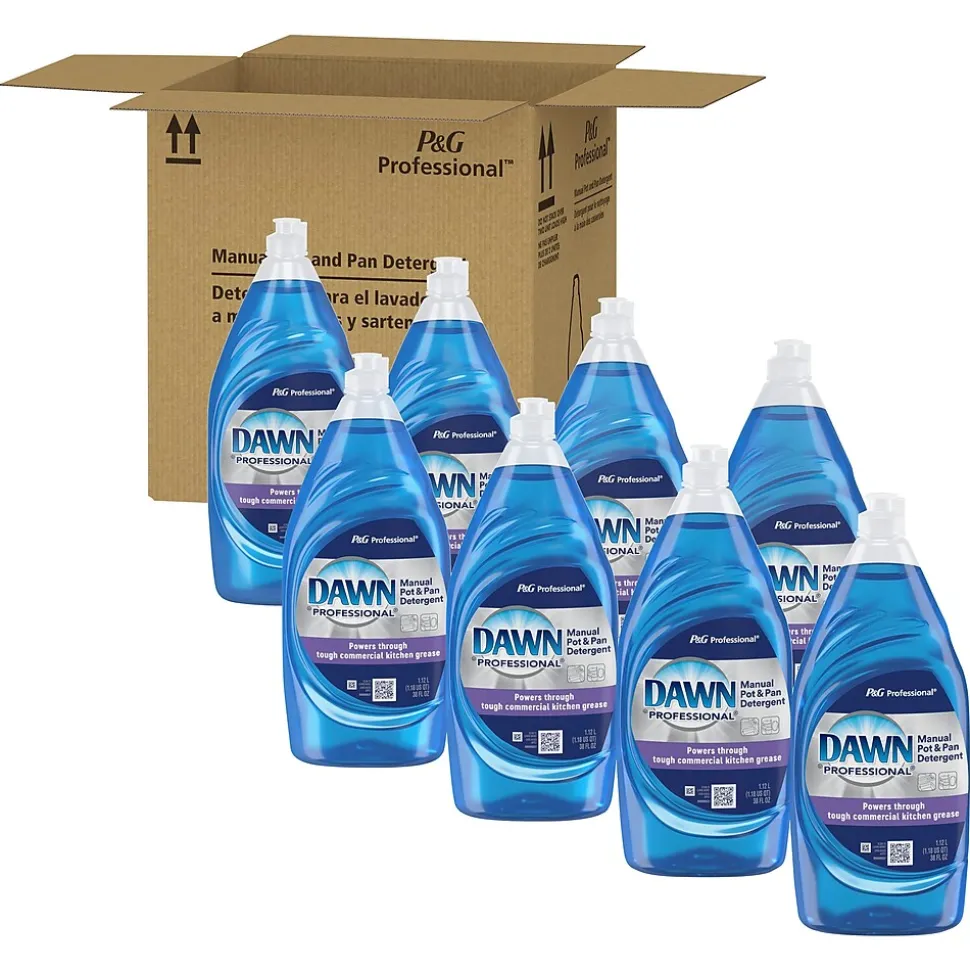 Dawn Professional Liquid Dish Soap, Original Scent, 38 fl oz., 8/Carton (45112CT)