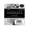 DCWV Matstack Neutrals Cardstocks, Assorted Colors, 87 Sheets/Pack (MS-007-00002)