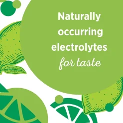 Deer Park Sparkling Water, Zesty Lime, 16.9 oz. Bottles, 24/Carton (12349502)