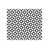 Deflect-O FashionMat Black Diamond Hard Floor Chair Mat, Low-Pile, Black/White (CM3540BD)
