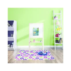Deflect-O FashionMat Lazy Daisies Hard Floor Chair Mat, 35