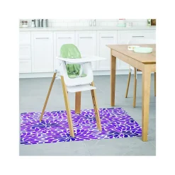 Deflect-O FashionMat Purple Rain Hard Floor Chair Mat, 35