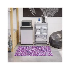 Deflect-O FashionMat Purple Rain Hard Floor Chair Mat, 35