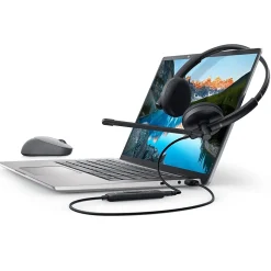 Dell Noise Canceling Stereo On Ear Headset, USB-A/3.5mm (WH1022)