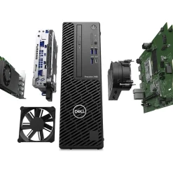 Dell Precision 3460 Desktop Computer, Intel i5-14600, 16GB RAM, 512GB SSD, Windows 11 Pro, Mouse & Keyboard Included (WY1XP)