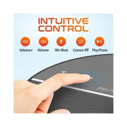 Delton C90 HD 1080p Conference Speakerphone Webcam, 2 Megapixels, Black, (DCSC90)