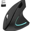 Delton Ergonomic 12 Wireless Ergonomic Optical 2.4 GHz Gaming Mouse, Black (DMERG12-WB)