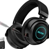 Delton G520 Wireless Noise Canceling Bluetooth Stereo Business/Gaming Over-the-Ear Computer Headset, Black (DBHG520)