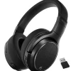Delton M101 Wireless Active Noise Canceling Bluetooth Stereo Business/Gaming Over-the-Ear Computer Headset, Black (DBHM101D)