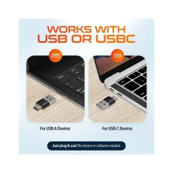 Delton S20 Wireless Optical Mouse, Black (DMS20-WB)