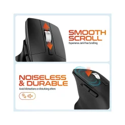 Delton S18 Wireless Optical Mouse, Black (DMS18-WB)