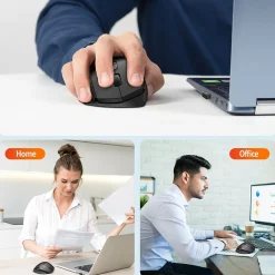 Delton S30 Wireless Optical 2.4 GHz Mouse, Black (DMERGS30-WB)