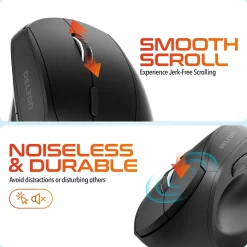 Delton S12P Wireless Optical 2.4 GHz Mouse, Black (DMERGS12P-WB)