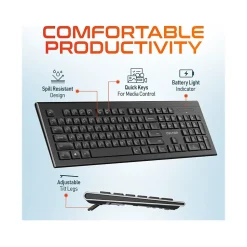 Delton Work Anywhere 90X Wireless Noise Canceling Bluetooth Computer On-Ear Headset Kit (DBND4WLS90XREG)