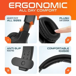 Delton 20X Professional USB-C, 3.5mm Noise Canceling Bluetooth On Ear Headset (DBTHEAD20XBTDLHSAS1)