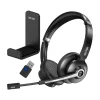 Delton 30X Wireless Noise Canceling Bluetooth Stereo Headset with Auto-Pair USB Dongle and Headset Hook (DBTHEAD30XBTDLHSAS1)