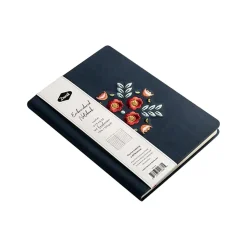 Denik Evelynn Blue Vegan Suede Journal, 5.75" x 8.25" (AHBC550L)