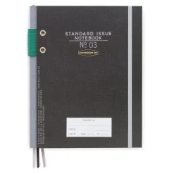 Designworks INK Standard Issue #3 Planner, 6.75" x 8.5", Black (JBE86-2008)