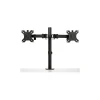 Desk Mount Dual Monitor Arm - Ergonomic VESA Compatible Mount for up to 32 inch Display - Desk Clamp / Grommet - Articulating