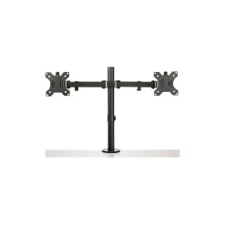 Desk Mount Dual Monitor Arm - Ergonomic VESA Compatible Mount for up to 32 inch Display - Desk Clamp / Grommet - Articulating