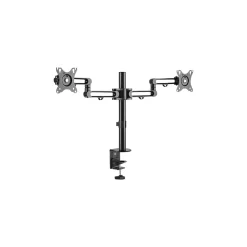 Desk Mount Dual Monitor Arm - Ergonomic VESA Compatible Mount for up to 32 inch Displays - Desk / C-Clamp - Articulating