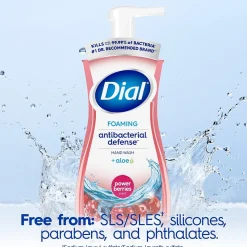 Dial Antibacterial Foaming Hand Soap, Power Berries Scent, 8/Carton (017000347271)