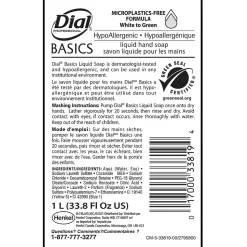 Dial Basics Liquid Hand Soap Refill, 1L, 8/Carton (33821)