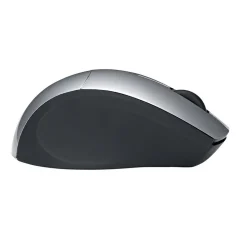 Digital Innovations EasyGlide Ambidextrous Wireless Optical 2.4 GHz Mouse, Black/Silver (GB1747)