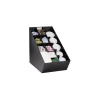 Dispense-Rite Lid 14 Compartment, Straw and Condiment Organizer, Black (NLO-CTVL)