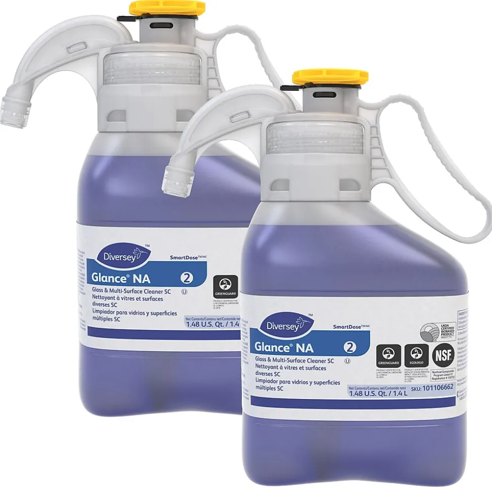 Diversey Glance NA Glass and Multi-Surface Cleaner SC, 47.3 Oz. (101106662)