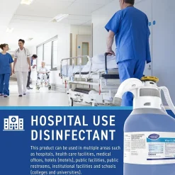 Diversey Virex II 256 Disinfectant Cleaner and Deodorant, SmartDose Bottle, Mint, 2/Carton (5019317)