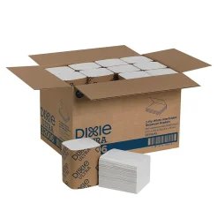 Dixie Ultra Interfold 2-Ply Napkin Dispenser Refill by GP PRO, White, 250 Napkins /Pack, 24/Carton (32006)