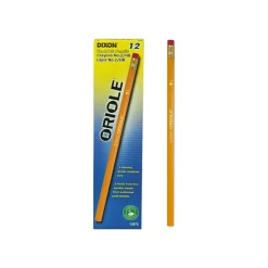 Dixon Oriole Wooden Pencil, 2mm, #2 Soft Lead, Dozen (12872)