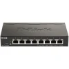 D-Link DGS-1100 8-Port Gigabit Ethernet Smart Switch, 10/100/1000 Mbps, Black (DGS-1100-08PV2)