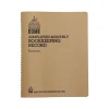 Dome Monthly Bookkeeping Record, 8.75" x 11.25", Brown (612)