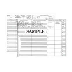 Dome Notary Public Record Book, Red (880)