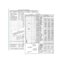 Dome Simple Weekly Bookkeeping Record, 8.75" x 11.25", Black (600)