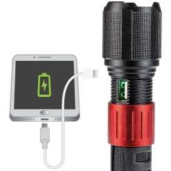 Dorcy 5.9" 1000-Lumen Instant Spot Flood Flashlight, Black (41-4358)